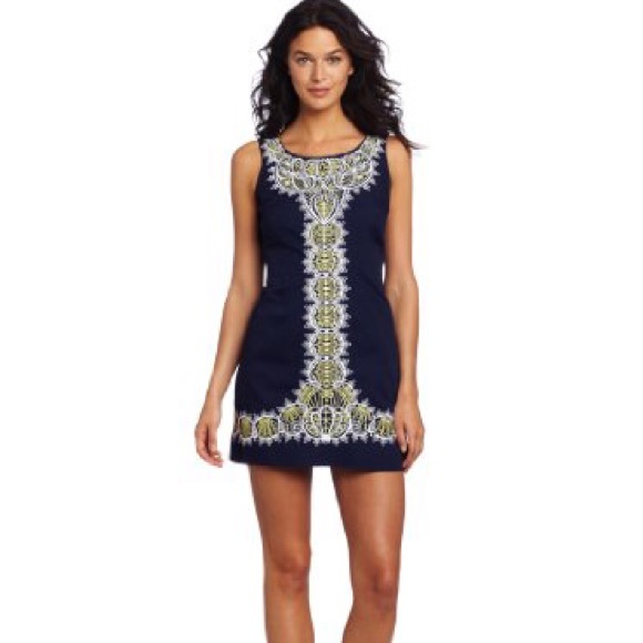 Lilly Pulitzer Dresses & Skirts - Lilly Pulitzer Delia Shift Dress True Navy Catch
